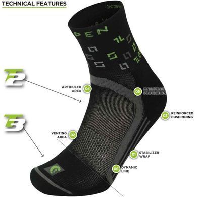 Термошкарпетки Lorpen X3RPE T3 Running Padded Eco black M