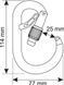Carabiner Camp Core Belay Lock, 2926