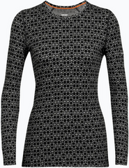 Термофутболка жіноча Icebreaker 250 Vertex LS Crewe Alpine Geo WOMEN black/snow/j, S