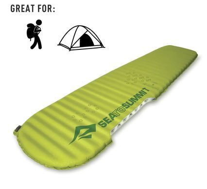 Самонадувний килимок 5 см Sea to Summit Comfort Light Mat Large green, STS AMSICLL