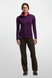 Thermal jacket for women Icebreaker Cascade LS Zip WOMEN vino/garnet, S