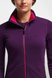 Thermal jacket for women Icebreaker Cascade LS Zip WOMEN vino/garnet, S