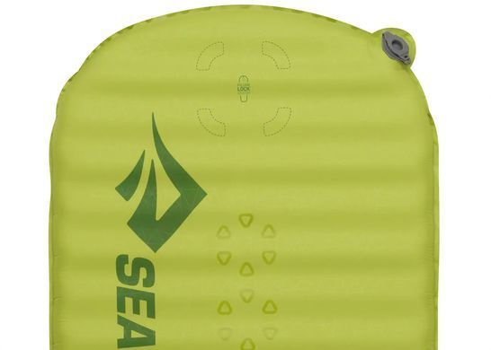 Самонадувний килимок 5 см Sea to Summit Comfort Light Mat Large green, STS AMSICLL