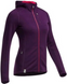 Thermal jacket for women Icebreaker Cascade LS Zip WOMEN vino/garnet, S