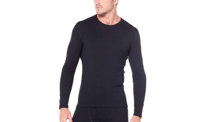 Термофутболка чоловіча Icebreaker BF 260 Tech LS Crewe MEN black, S