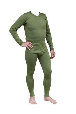 Set of men's thermal underwear Tramp Warm Soft olive, Olive, S/M