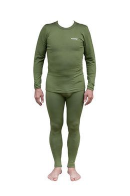 Set of men's thermal underwear Tramp Warm Soft olive, Olive, S/M