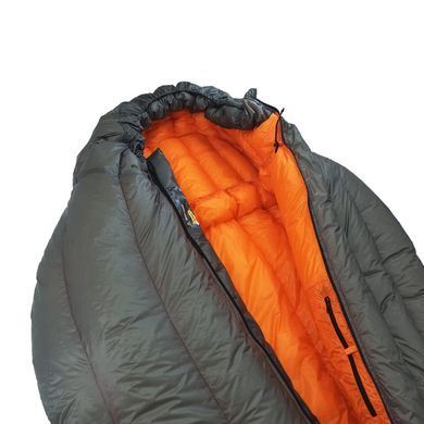 Sleeping bag ROCK FRONT 600 Ultralight L Short grey