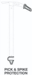 Ice axe Petzl Glacier Linkin 50 cm, U026AA00