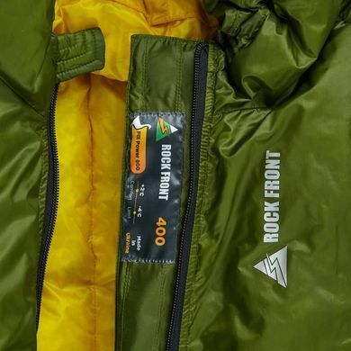 Спальник ROCK FRONT 400 L Medium хакі