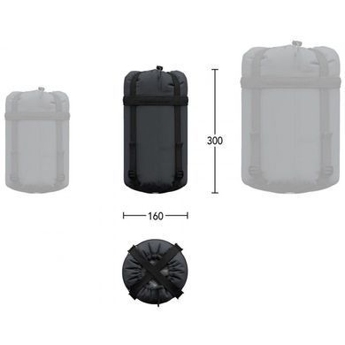 Спальник Hannah Scout 120 dark shadow/anthracite 80L