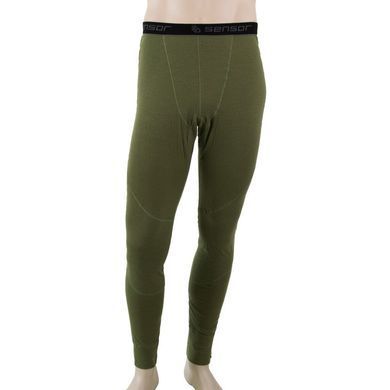 Thermal pants for men Sensor Merino DF safari, Black, S