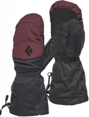 Mountaineering mittens for women Black Diamond W Recon Mitts bordeaux S