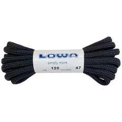 Шнурки для трекінгових кросівок LOWA ATC Lo 120 cm black-black