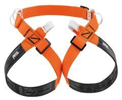 Seat harness for caving Petzl Superavanti orange/black, C012AA00, 1 (waist belt 60-95 сm)