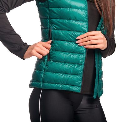 Women's down vest ROCK FRONT Mistral UL, Emerald, XXS