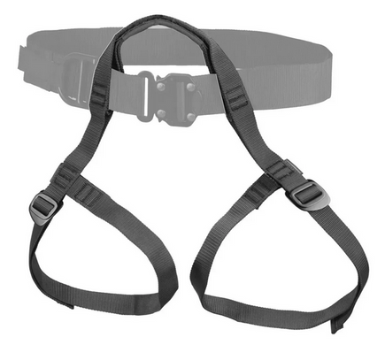 Tactical safety system - leg harness First Ascent Rappel Legs black, TC08151