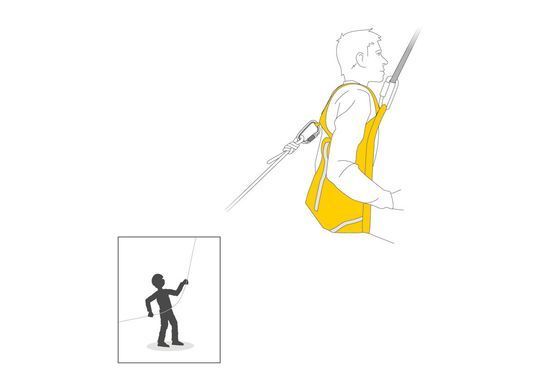 Evacuation insurance system Petzl Pitagor, C060AA00, UNI