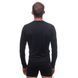 Thermal T-shirt for men Sensor Merino Active LS black, Black, S