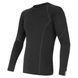 Thermal T-shirt for men Sensor Merino Active LS black, Black, S