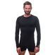 Thermal T-shirt for men Sensor Merino Active LS black, Black, S