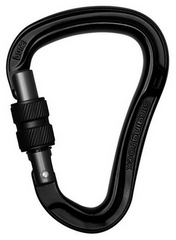 Карабін Singing Rock Bora Screw black, SR K0107BB00