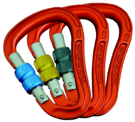 Карабін Singing Rock Bora Screw black, SR K0107BB00