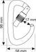 Carabiner Camp Orbit Lock orange, 292901