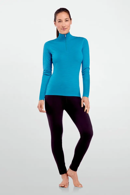 Термофутболка жіноча Icebreaker BF 200 Oasis LS Half Zip WOMEN Stripe cruise, XS