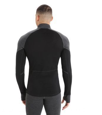 Термофутболка чоловіча Icebreaker 260 Zone LS Half Zip MEN loden/black, S