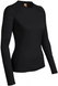 Thermal Long Sleeve T-Shirt for women Icebreaker BF 200 Chakra Zip WOMEN black L