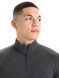 Термофутболка чоловіча Icebreaker 260 Zone LS Half Zip MEN loden/black, S