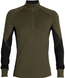 Термофутболка чоловіча Icebreaker 260 Zone LS Half Zip MEN loden/black, S