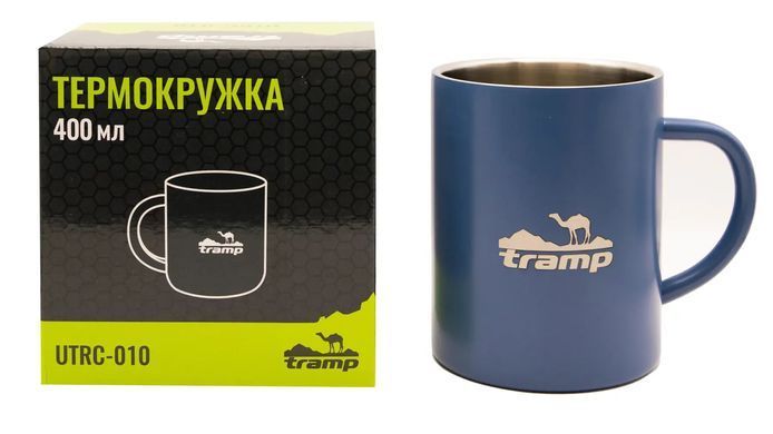 Thermal mug Tramp 400 ml blue, UTRC-010-blue, blue