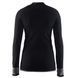 Термокофта жіноча Craft Warm Intensity CN LS W black/granite, Чорний, XS