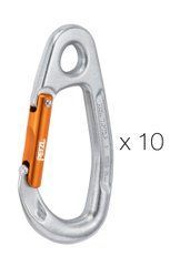 Top anchor carabiner for interior use PETZL TIPTOP STEEL (pack of 10)