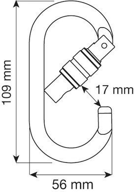Карабін Camp Oval Pro Lock, 1455