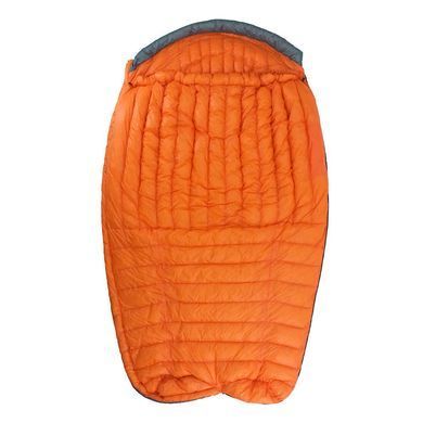 Sleeping bag ROCK FRONT 600 S Medium turquoise with mustard
