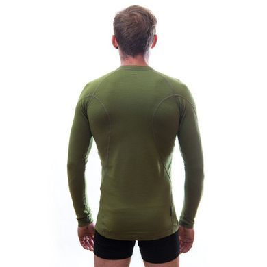 Thermal T-shirt for men Sensor Merino DF LS safari, Black, S