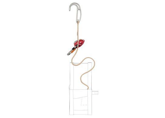 Escape system Petzl Exo Custom, D030XYXX