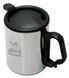 Thermal mug with sippy cup lid and clip Tramp 350 ml metal, UTRC-020-metal, metal