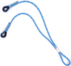 Double lanyard First Ascent Y 80/80 from static rope, FA 388S