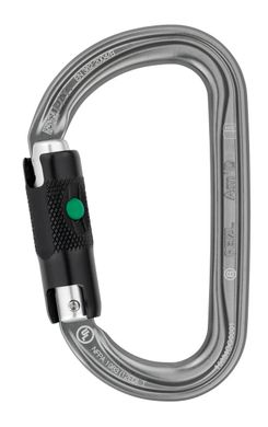 Carabiner Petzl Am'D BALL-LOCK grey, M34A BL