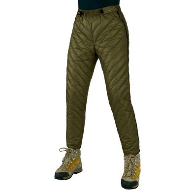 Trousers-dumpers down women's ROCK FRONT Fast&Light, Dark olive, XS