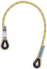 Single lanyard First Ascent 60 cm made of static rope, FA 60S