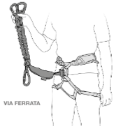 Нижня страхувальна система Petzl Aspir LT, C024BA00, UNI