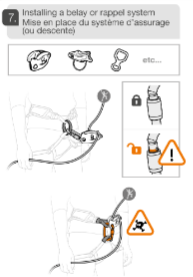 Нижня страхувальна система Petzl Aspir LT, C024BA00, UNI