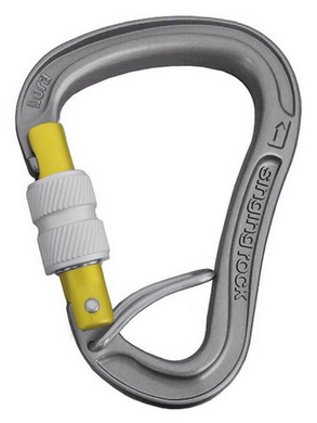 Carabiner Singing Rock Bora GP Screw black, SR K0107BP00
