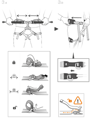 Нижня страхувальна система Petzl Aspir LT, C024BA00, UNI