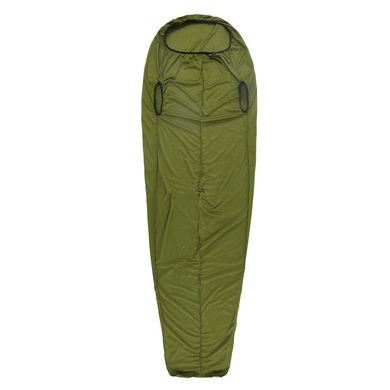 Sleeping bag liner with arm holes ROCK FRONT Comfort M khaki